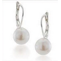 Carolee 8mm White Pearl Drop Earrings
